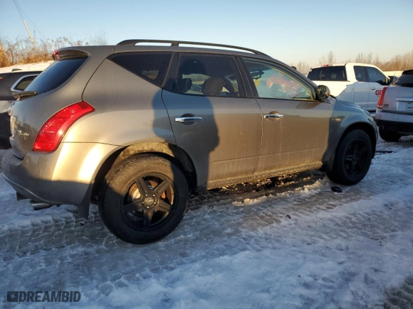 2004 Nissan Murano SL with VIN JN8AZ08W64W340232, listed as a Copart auction lot 88932625 with 124,135 mi miles and Clean Title. Bid and sale history available at carsss.com. Image 3.
