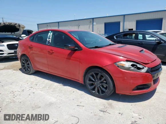2016 Dodge Dart GT z VIN 1C3CDFEB7GD749741, wystawiony jako Copart lot #56930785 z przebiegiem 160 337 mil mil oraz Czysty tytuł • Clean title. Historia ofert i sprzedaży dostępna na DreamBid. Obrazek 4.