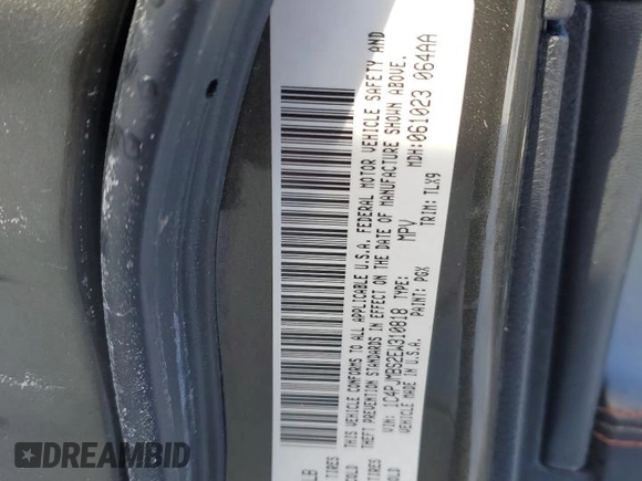 2014 Jeep Cherokee Trailhawk with VIN 1C4PJMBS2EW310818, listed as a Copart auction lot 44581755 with 105,560 mi miles and Non repairable. Bid and sale history available at DreamBid. Image 13.