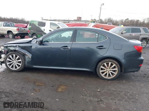2007 Lexus IS 250 with VIN JTHCK262772009223, listed as a IAAI auction lot 41142962 with 207,967 mi miles. Bid and sale history available at carsss.com. Image 14.