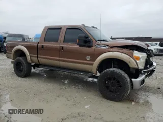 2011 Ford F-350 XL with VIN 1FT8W3BT8BEA46045, listed as a Copart auction lot 85193514 with 220,843 mi miles and Salvage Title. Bid and sale history available at DreamBid. Image 4.
