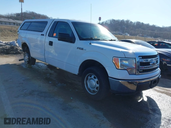 2013 Ford F-150 XL with VIN 1FTNF1CF0DKF81570, listed as a IAAI auction lot 41421397 with 135,378 mi miles. Bid and sale history available at carsss.com. Image 1.