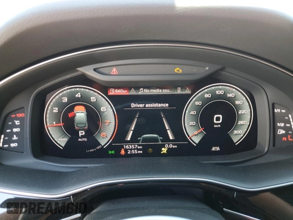 2022 Audi Q7 Komfort with VIN WA1BXBF70ND022028, listed as a Copart auction lot 63050304 with 16,357 mi miles and Salvage Title. Bid and sale history available at carsss.com. Image 9.