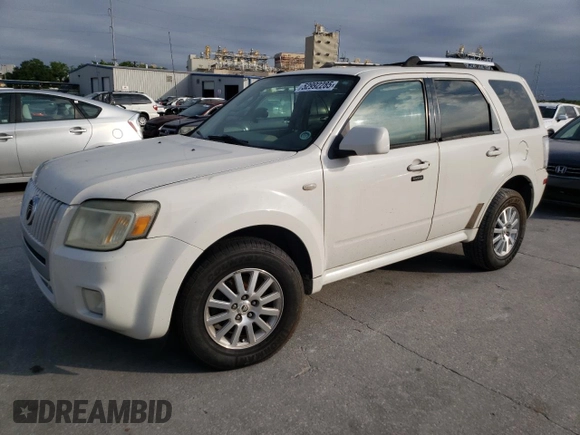 2009 Mercury Mariner Premier z VIN 4M2CU87739KJ22740, wystawiony jako Copart lot #52992285 z przebiegiem Nie podano mil oraz Tytuł czysty. Historia ofert i sprzedaży dostępna na DreamBid. Obrazek 1.