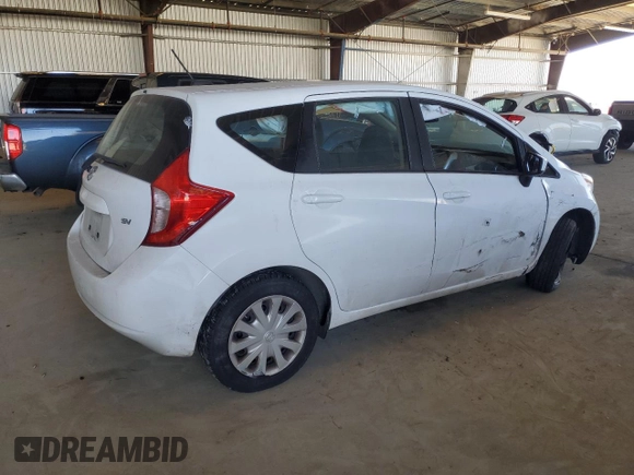 2016 Nissan Note S with VIN 3N1CE2CP9GL405874, listed as a Copart auction lot 61603605 with 112,747 mi miles and Clean title. Bid and sale history available at DreamBid. Image 3.