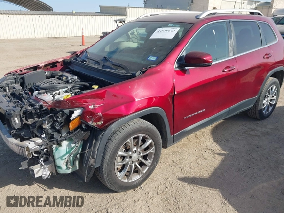 2019 Jeep Cherokee Altitude with VIN 1C4PJLLXXKD120325, listed as a IAAI auction lot 41838643 with 124,315 mi miles and . Bid and sale history available at DreamBid. Image 18.