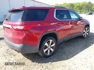 2018 Chevrolet Traverse LT z VIN 1GNERHKW1JJ186565, wystawiony jako IAAI lot #42023809 z przebiegiem 132 159 mil mil oraz . Historia ofert i sprzedaży dostępna na DreamBid. Obrazek 4.