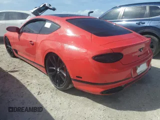 2020 Bentley Continental GT GT with VIN SCBCB2ZG8LC080737, listed as a Copart auction lot 76071834 with Not Provided miles and Non Repairable. Bid and sale history available at DreamBid. Image 2.
