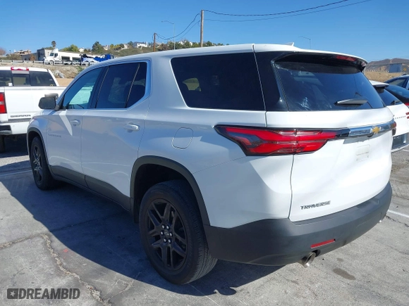 2022 Chevrolet Traverse LS with VIN 1GNERFKW1NJ126070, listed as a IAAI auction lot 41360305 with 37,592 mi miles. Bid and sale history available at carsss.com. Image 3.
