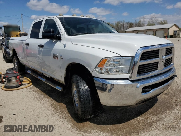 2012 Ram 2500 ST with VIN 3C6UD5HL9CG291025, listed as a Copart auction lot 52954905 with 114,634 mi miles and Salvage Title. Bid and sale history available at carsss.com. Image 4.