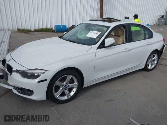 2013 BMW 3 Series 328i with VIN WBA3C1C51DF444361, listed as a IAAI auction lot 41788381 with 1 mi miles. Bid and sale history available at carsss.com. Image 17.