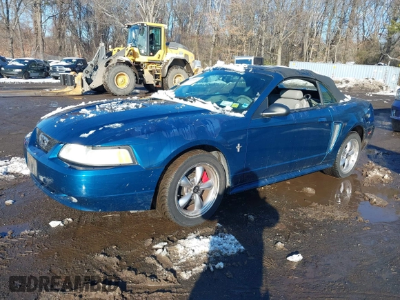 2000 Ford Mustang with VIN 1FAFP4449YF255044, listed as a IAAI auction lot 41534325 with 116,614 mi miles. Bid and sale history available at carsss.com. Image 6.