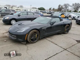 2019 Chevrolet Corvette 3LT with VIN 1G1YF3D70K5102004, listed as a Copart auction lot 84139064 with 51,769 mi miles and Salvage Title. Bid and sale history available at carsss.com. Image 1.