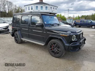 2021 Mercedes-Benz G 63 AMG with VIN W1NYC7HJ2MX388029, listed as a Copart auction lot 53210814 with 30,805 mi miles and . Bid and sale history available at DreamBid. Image 4.