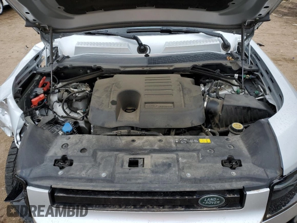 2020 Land Rover Defender HSE with VIN SALE1EEU9L2003444, listed as a Copart auction lot 55457225 with 27,092 mi miles and Salvage title. Bid and sale history available at DreamBid. Image 12.