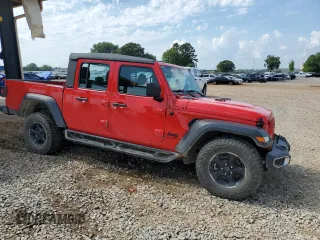 2023 Jeep Gladiator Sport z VIN 1C6HJTAG0PL556855, wystawiony jako Copart lot #57628425 z przebiegiem 18 141 mil mil oraz Szkoda całkowita • Salvage title. Historia ofert i sprzedaży dostępna na DreamBid. Obrazek 4.