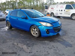 2012 Mazda Mazda3 i Touring with VIN JM1BL1L74C1583900, listed as a IAAI auction lot 41891113 with 217,532 mi miles. Bid and sale history available at carsss.com. Image 1.
