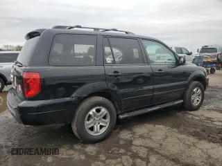 2005 Honda Pilot EX-L with VIN 2HKYF18545H520140, listed as a Copart auction lot 51583125 with 249,200 mi miles and Salvage Title. Bid and sale history available at carsss.com. Image 3.