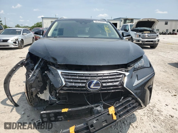 2021 Lexus NX 300h with VIN JTJGJRDZ7M2158822, listed as a Copart auction lot 59157055 with 28,314 mi miles and Salvage title. Bid and sale history available at DreamBid. Image 5.
