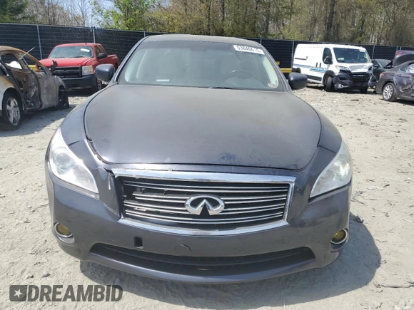2011 Infiniti M37 with VIN JN1BY1AR7BM375581, listed as a Copart auction lot 53846615 with 167,188 mi miles and Clean Title. Bid and sale history available at carsss.com. Image 5.