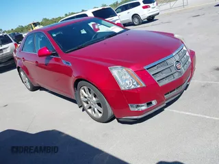 2008 Cadillac CTS RWD w/1SB with VIN 1G6DP57V280113782, listed as a IAAI auction lot 41812924 with 122,606 mi miles. Bid and sale history available at carsss.com. Image 1.