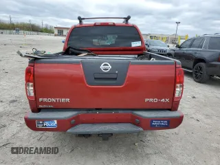 2012 Nissan Frontier Pro-4X z VIN 1N6AD0EV8CC454476, wystawiony jako Copart lot #53110155 z przebiegiem Nie podano mil oraz Szkoda całkowita • Salvage title. Historia ofert i sprzedaży dostępna na DreamBid. Obrazek 6.