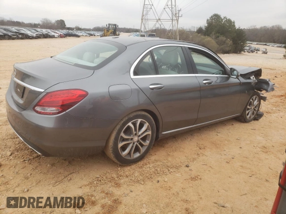 2017 Mercedes-Benz C C 300 with VIN 55SWF4JB8HU200216, listed as a Copart auction lot 41921635 with 55,132 mi miles and Salvage Title. Bid and sale history available at carsss.com. Image 3.
