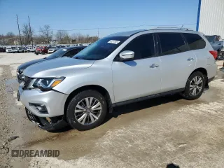 2018 Nissan Pathfinder S with VIN 5N1DR2MM2JC635328, listed as a Copart auction lot 48247665 with 91,720 mi miles and Salvage Title. Bid and sale history available at DreamBid. Image 1.