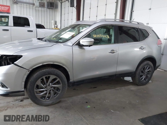 2016 Nissan Rogue SL with VIN 5N1AT2MV2GC737041, listed as a IAAI auction lot 42118333 with 46,213 mi miles and . Bid and sale history available at DreamBid. Image 14.