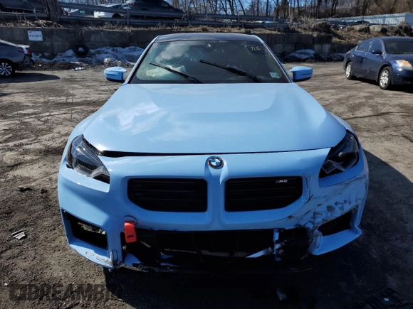 2024 BMW M2 with VIN 3MF13DM05R8E87175, listed as a Copart auction lot 47193355 with 0 mi miles and Salvage Title. Bid and sale history available at carsss.com. Image 5.