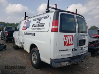 2004 Chevrolet Express Cargo Van with VIN 1GCGG25V341159668, listed as a Copart auction lot 65355864 with Not Provided miles and Salvage Title. Bid and sale history available at carsss.com. Image 2.