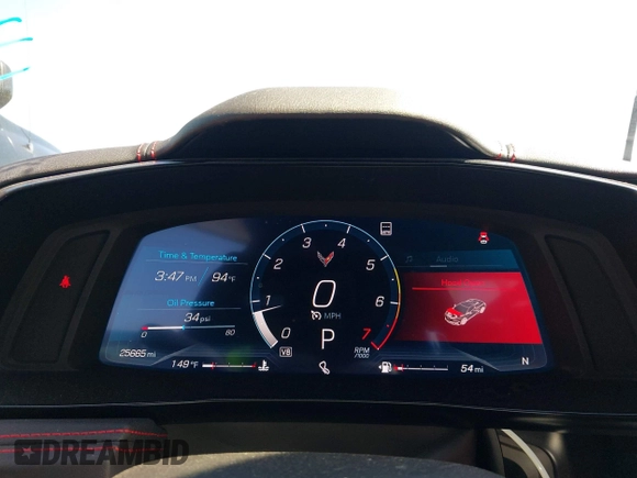 2023 Chevrolet Corvette 2LT with VIN 1G1YB2D4XP5140679, listed as a IAAI auction lot 42549129 with 25,665 mi miles and . Bid and sale history available at DreamBid. Image 7.