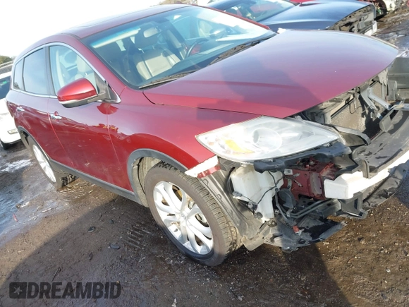 2012 Mazda CX-9 Grand Touring with VIN JM3TB3DV8C0335114, listed as a IAAI auction lot 41245872 with 148,522 mi miles. Bid and sale history available at carsss.com. Image 1.