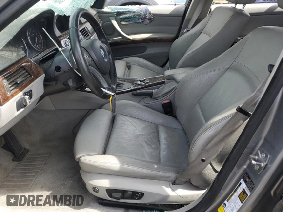 2010 BMW 3 Series 335i with VIN WBAPM7C50AA367346, listed as a Copart auction lot 50266965 with 121,205 mi miles and Salvage title. Bid and sale history available at DreamBid. Image 7.