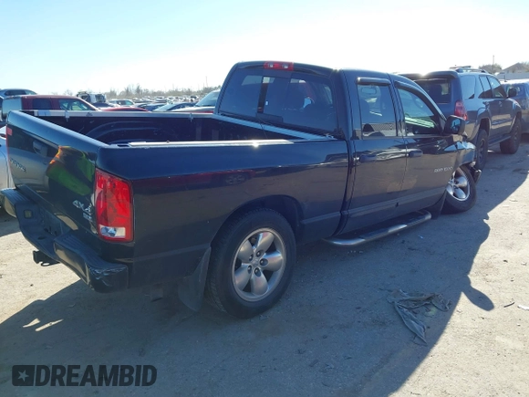 2004 Dodge 1500 SLT with VIN 1D7HU18D54J177086, listed as a IAAI auction lot 41730142 with 161,385 mi miles and . Bid and sale history available at carsss.com. Image 4.