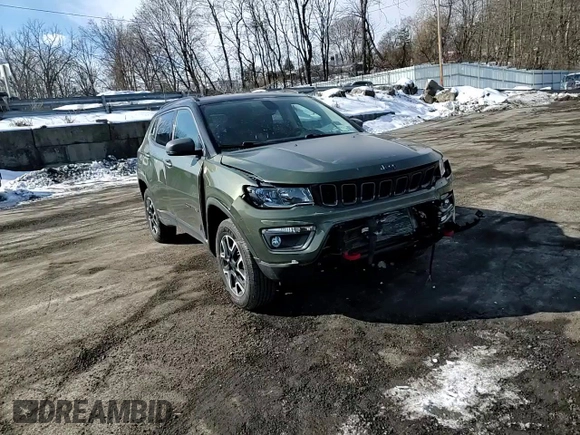2019 Jeep Compass Trailhawk with VIN 3C4NJDDB5KT799866, listed as a Copart auction lot 46119045 with 92,027 mi miles and Salvage Title. Bid and sale history available at carsss.com. Image 11.