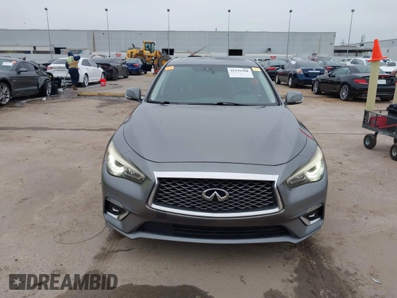 2019 Infiniti Q50 3.0t LUXE with VIN JN1EV7AP6KM511156, listed as a IAAI auction lot 41576308 with 63,620 mi miles. Bid and sale history available at carsss.com. Image 13.