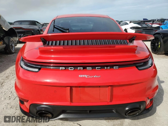 2021 Porsche 911 Turbo S with VIN WP0AD2A98MS257905, listed as a Copart auction lot 76887524 with 32,895 mi miles and Non Repairable. Bid and sale history available at carsss.com. Image 6.