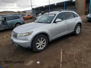 2006 Infiniti FX35 with VIN JNRAS08U56X101993, listed as a Copart auction lot 82839884 with 180,281 mi miles and Clean Title. Bid and sale history available at carsss.com. Image 1.