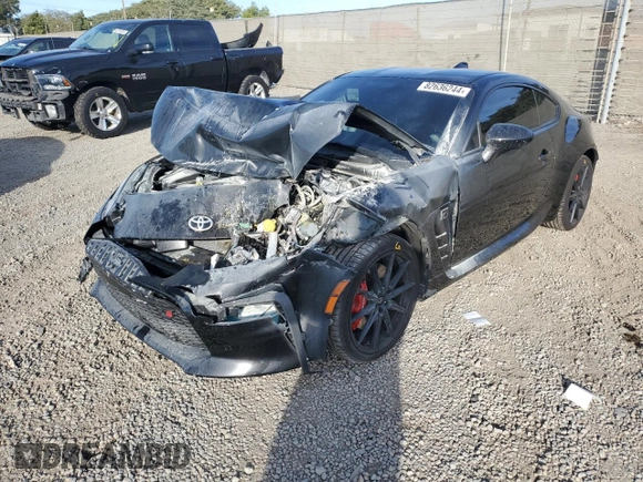 2024 Toyota GR86 Premium with VIN JF1ZNBE15R8760046, listed as a Copart auction lot 82636244 with 0 mi miles and Salvage Title. Bid and sale history available at carsss.com. Image 1.