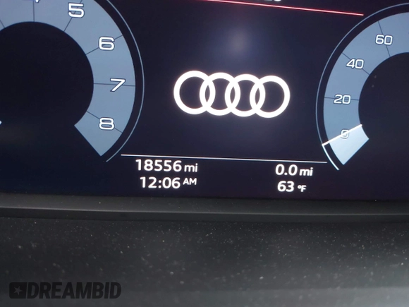 2020 Audi Q3 S line Premium with VIN WA1DECF30L1115390, listed as a IAAI auction lot 42503728 with 18,556 mi miles and . Bid and sale history available at DreamBid. Image 7.