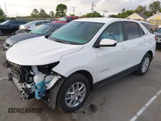 2023 Chevrolet Equinox LT with VIN 3GNAXTEG5PS199676, listed as a IAAI auction lot 42091780 with 26,530 mi miles and . Bid and sale history available at DreamBid. Image 2.