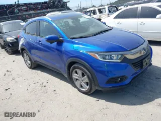 2020 Honda HR-V EX with VIN 3CZRU6H57LM704948, listed as a IAAI auction lot 41876428 with 84,786 mi miles. Bid and sale history available at carsss.com. Image 1.