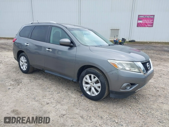 2016 Nissan Pathfinder Platinum with VIN 5N1AR2MN1GC621490, listed as a IAAI auction lot 42410841 with 120,651 mi miles and . Bid and sale history available at DreamBid. Image 1.