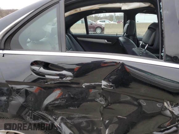 2013 Mercedes-Benz C 300 Sport with VIN WDDGF8AB0DR283941, listed as a Copart auction lot 52590685 with 55,016 mi miles and Salvage Title. Bid and sale history available at DreamBid. Image 10.