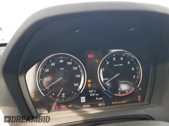 2020 BMW 2 Series M240i with VIN WBA2J5C05L7D82973, listed as a Copart auction lot 79058904 with 29,054 mi miles and Salvage Title. Bid and sale history available at carsss.com. Image 9.