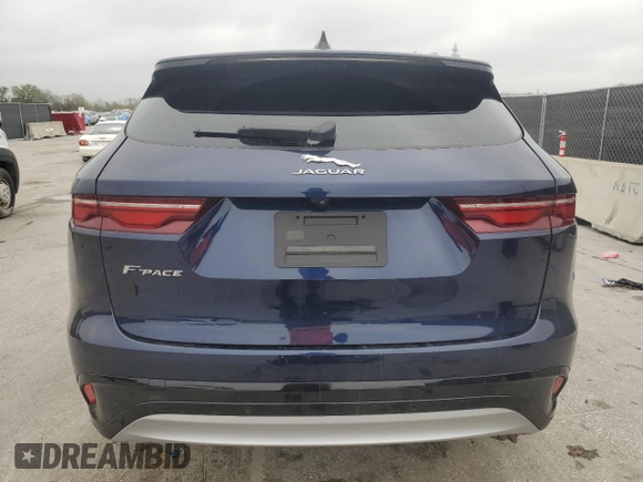 2021 Jaguar F-Pace with VIN SADCK2EX3MA673555, listed as a Copart auction lot 45347255 with 51,040 mi miles and Salvage title. Bid and sale history available at DreamBid. Image 6.