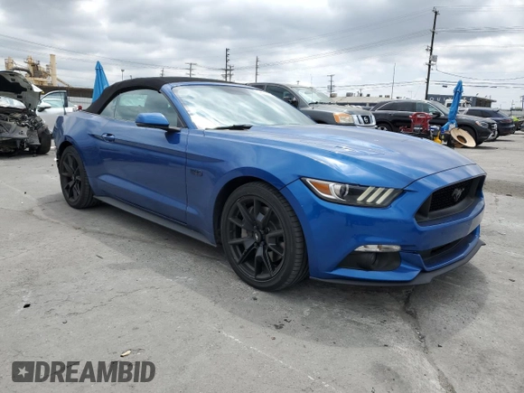 2017 Ford Mustang GT Premium with VIN 1FATP8FF6H5317482, listed as a Copart auction lot 52830315 with 83,723 mi miles and Salvage title. Bid and sale history available at DreamBid. Image 4.