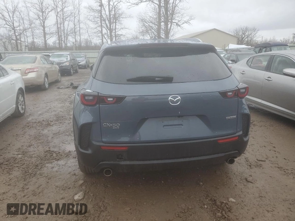 2023 Mazda CX-50 S Premium Plus with VIN 7MMVABEM3PN101329, listed as a Copart auction lot 85211514 with 44,245 mi miles and Salvage Title. Bid and sale history available at DreamBid. Image 6.