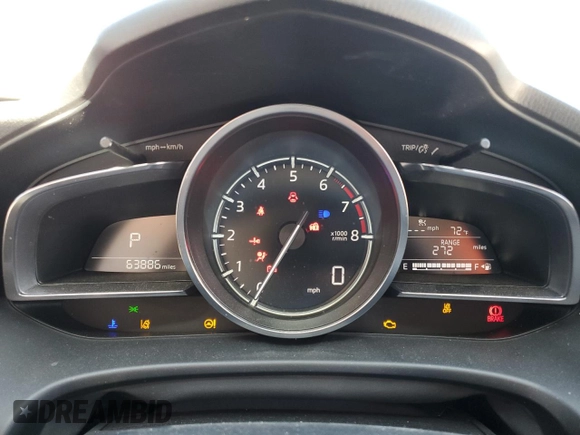 2017 Mazda 3 Grand Touring z VIN JM1BN1M3XH1117241, wystawiony jako Copart lot #53499295 z przebiegiem 63 886 mil mil oraz Szkoda całkowita • Salvage title. Historia ofert i sprzedaży dostępna na DreamBid. Obrazek 9.
